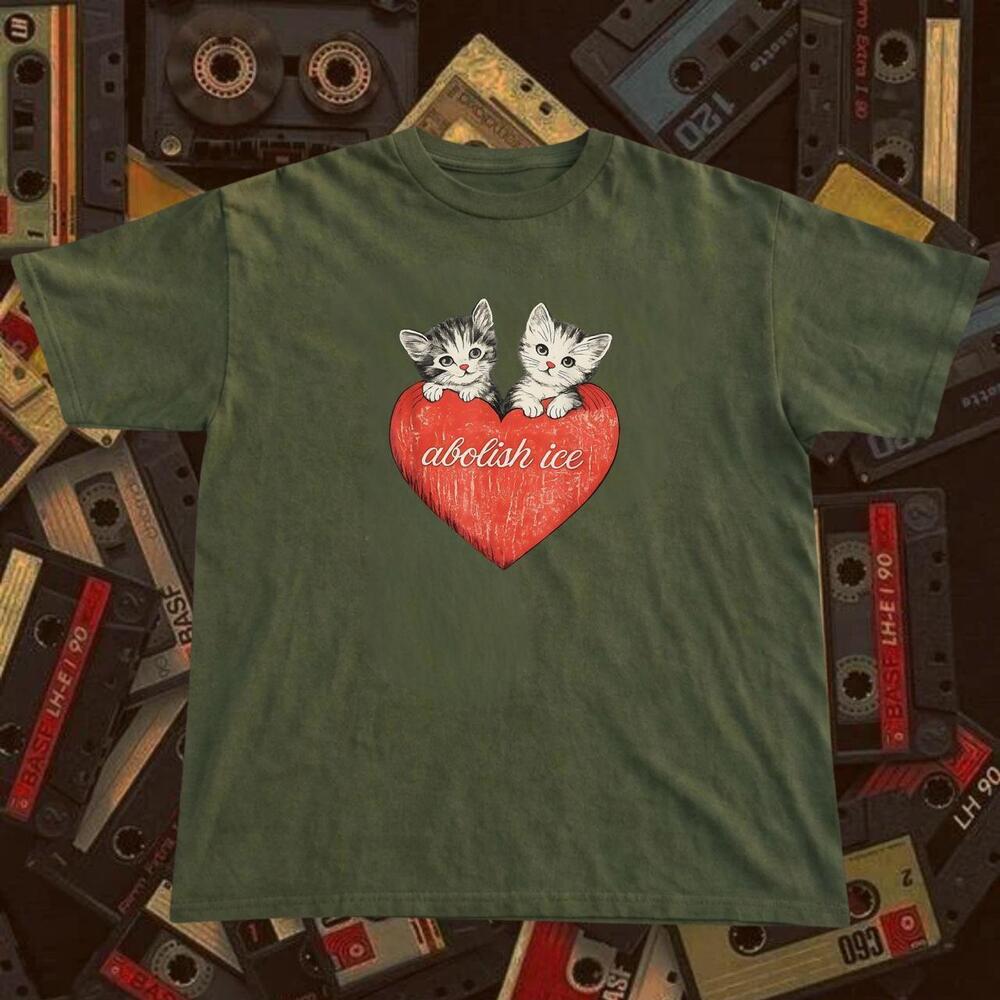 Abolish Ice Green T-Shirt